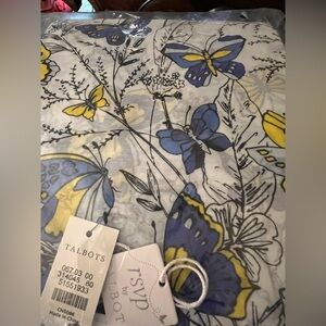 Talbots Silk & Cotton Voile Wrap Shaw